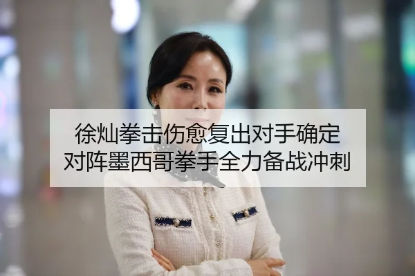 徐灿拳击伤愈复出对手确定 对阵墨西哥拳手全力备战冲刺